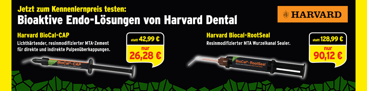 Bioaktive Endo-Lösungen von Harvard Dental